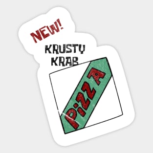 New! The Krusty Krab pizza! Sticker